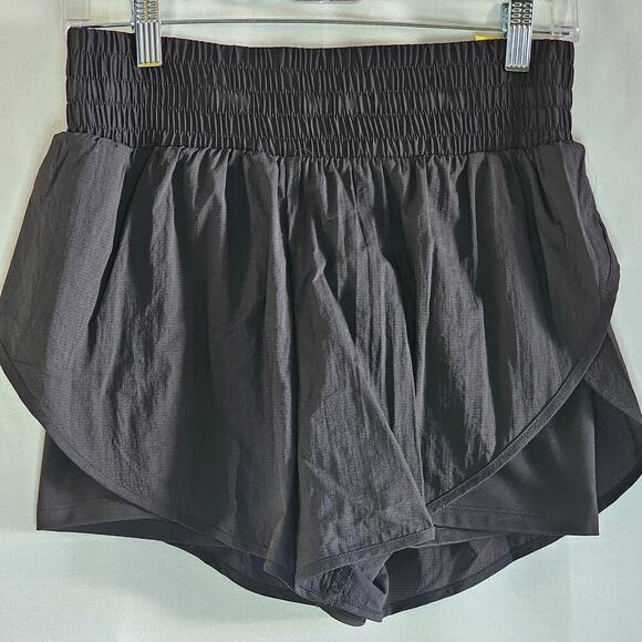 All in motion Athletic Shorts Womens Size S Black Built-in Panties - Picture 1 of 3